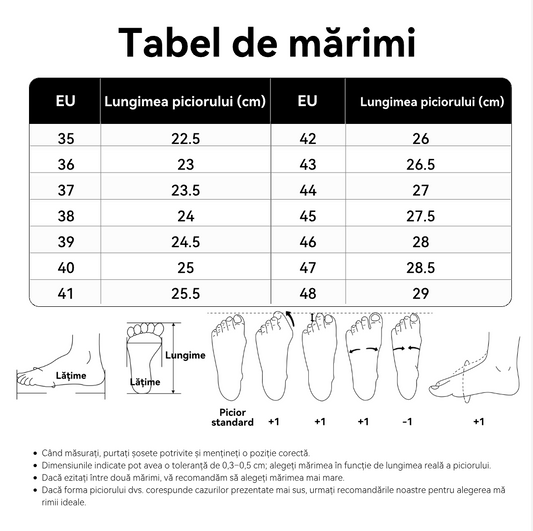 🎉 Reducere de 70% astăzi – Nu rata ocazia! 🔥 Încălțăminte ortopedică ergonomică – Ia-ți rămas-bun de la durerile de picioare.