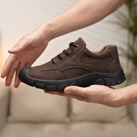 ⏰Ultima zi! Reducere de 70%!⏰ Orteze autentice din piele întoarsă 👞 Design cu suport pentru bolta plantară – ameliorează durerile de spate, articulații și picioare. ✅