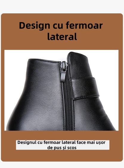 【⏰Oferta specială de astăzi - 70% reducere - Nu ratați】Ghete ergonomice din lână - ✅️Corectează postura la mers - Călduroase, durabile, impermeabile și antiderapante👞