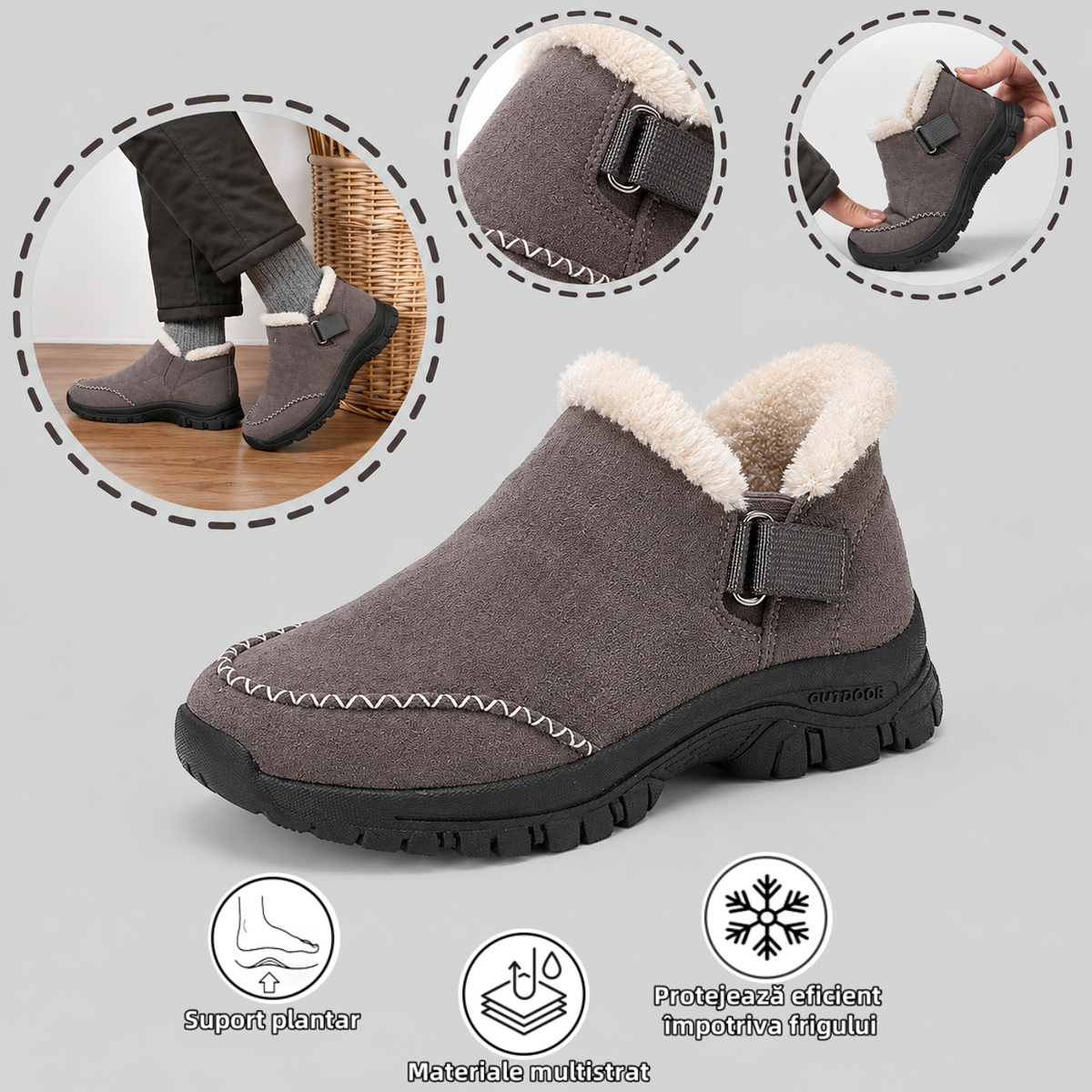 【⏰ Ultima zi – 70% reducere! Nu ratați!】 Pantofi ortopedici cu design ergonomic și tehnologie de amortizare –✅️ Pantofi ortopedici special concepuți pentru femeile europene.
