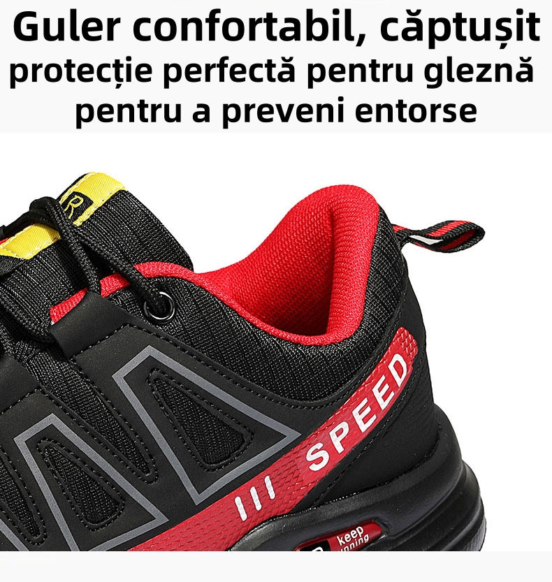 🔥Încălțăminte ortopedică potrivită pentru persoanele cu probleme ale picioarelor✅Încălțăminte de drumeție cu susținere ridicată și suport pentru arcul plantar - ameliorează durerile articulare și de picioare✅Rezistentă la alunecare și confortabilă.