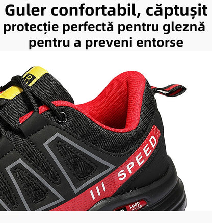 🔥Încălțăminte ortopedică potrivită pentru persoanele cu probleme ale picioarelor✅Încălțăminte de drumeție cu susținere ridicată și suport pentru arcul plantar - ameliorează durerile articulare și de picioare✅Rezistentă la alunecare și confortabilă.