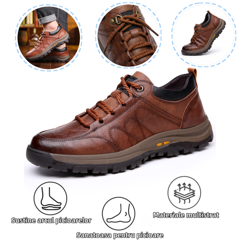【🎁Ofertă limitată în timp: Reducere 70%】Pantofi ortopedici australieni autentici, confortabili, fabricați din piele de vițel selectată👞 (Suport pentru arcadă - ameliorează durerea piciorului), îmbunătățind confortul la mers✅
