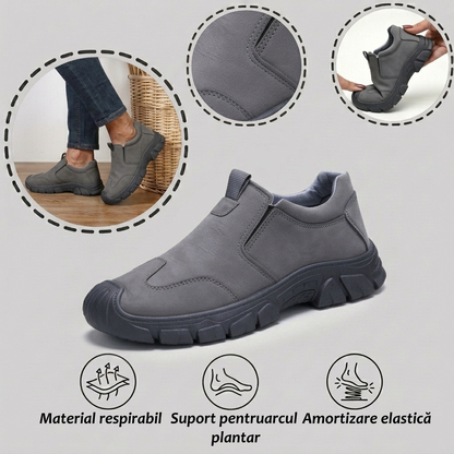 【🎁Ultima zi pentru o reducere de 70%, nu ratați!】Încălțăminte ortopedică ergonomică cu suport pentru arcul plantar✅️, care face mersul fără durere👞