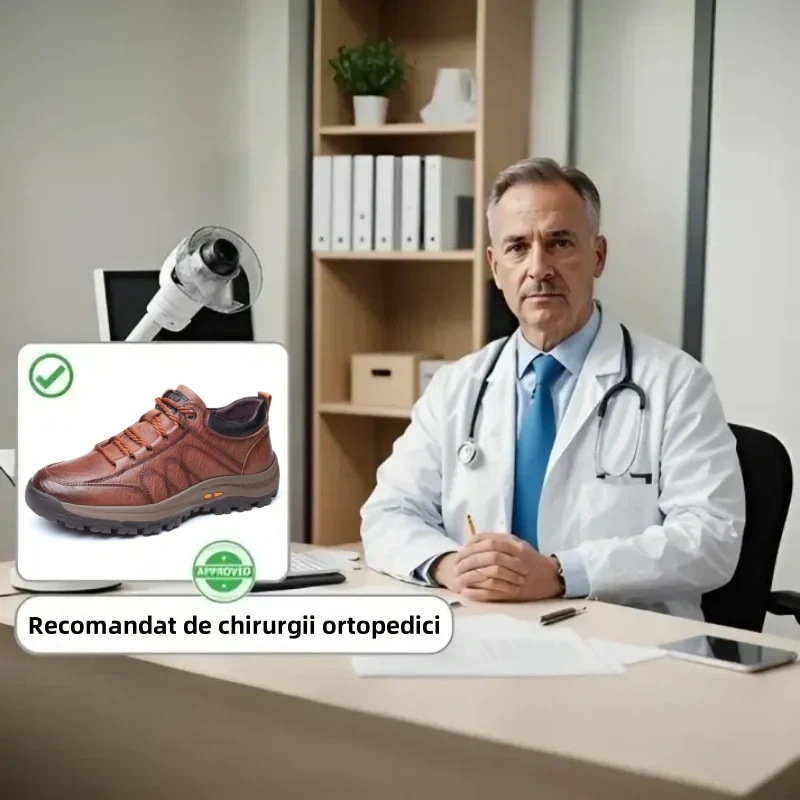 【🎁Ofertă limitată în timp: Reducere 70%】Pantofi ortopedici australieni autentici, confortabili, fabricați din piele de vițel selectată👞 (Suport pentru arcadă - ameliorează durerea piciorului), îmbunătățind confortul la mers✅