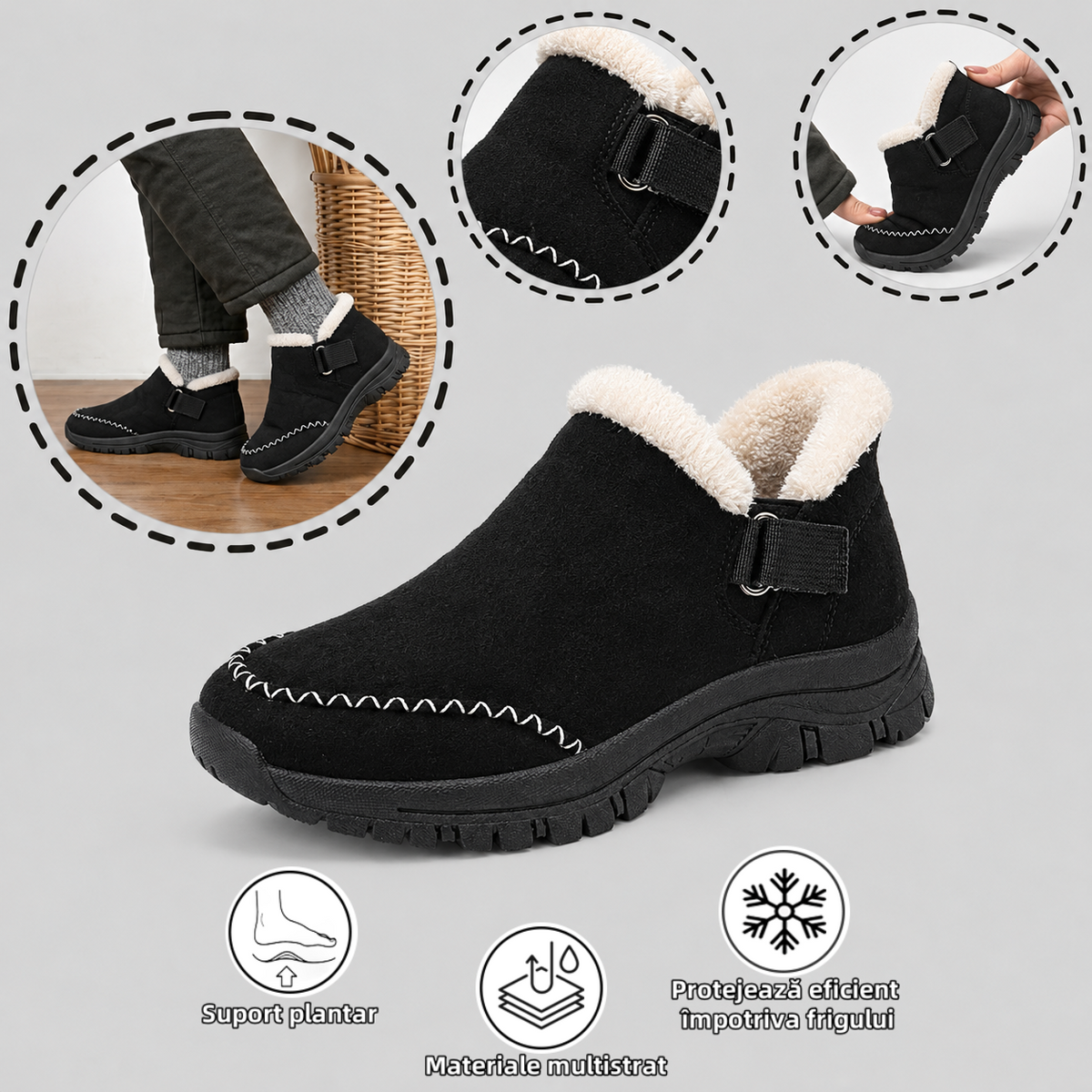 【⏰ Ultima zi – 70% reducere! Nu ratați!】 Pantofi ortopedici cu design ergonomic și tehnologie de amortizare –✅️ Pantofi ortopedici special concepuți pentru femeile europene.