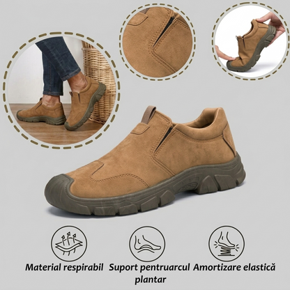 【🎁Ultima zi pentru o reducere de 70%, nu ratați!】Încălțăminte ortopedică ergonomică cu suport pentru arcul plantar✅️, care face mersul fără durere👞