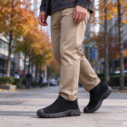 【🎁Ultima zi pentru o reducere de 70%, nu ratați!】Încălțăminte ortopedică ergonomică cu suport pentru arcul plantar✅️, care face mersul fără durere👞