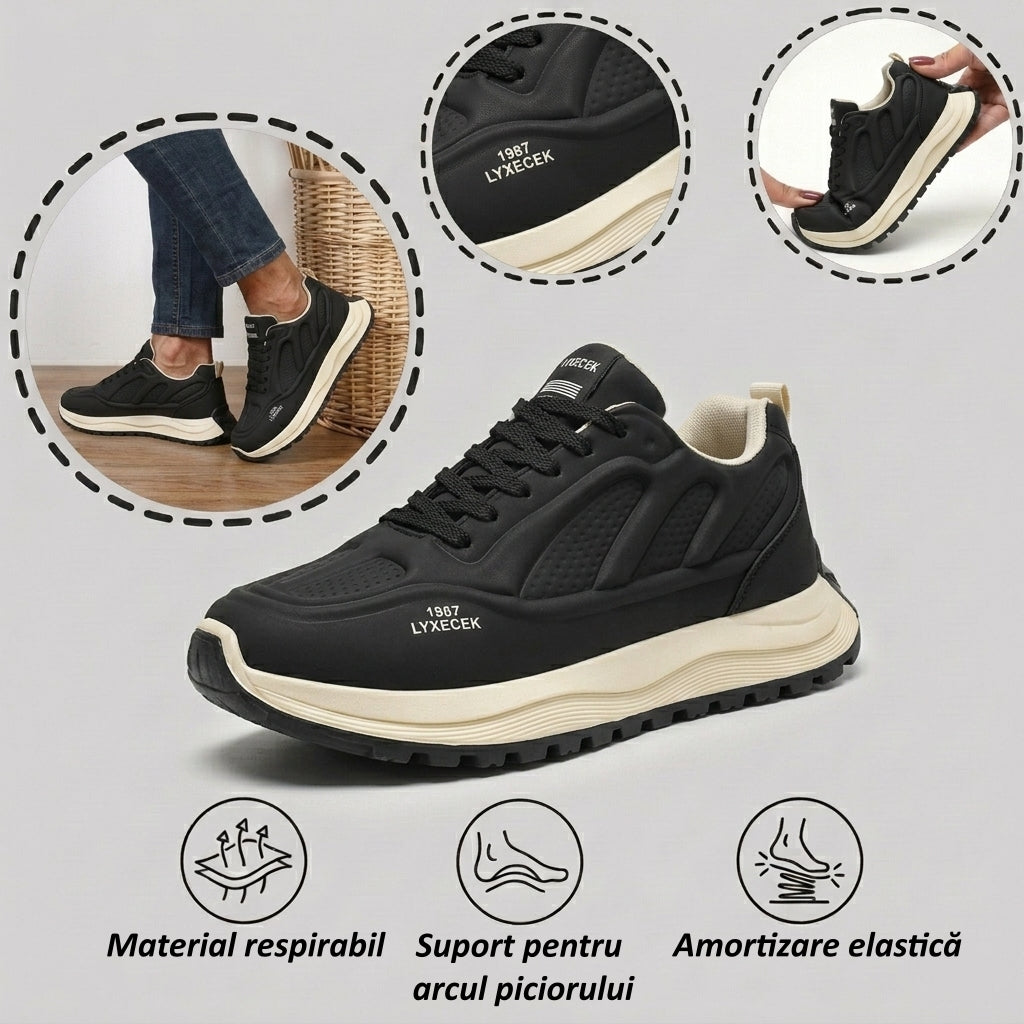【🎁Ultima zi pentru o reducere de 70%, nu ratați!】Încălțăminte ortopedică ergonomică cu suport pentru arcul plantar✅️, care face mersul fără durere👞