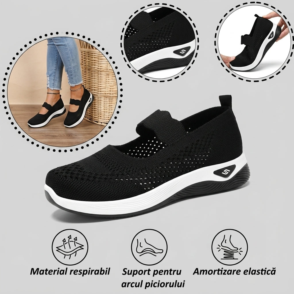 【🎁Ultima zi pentru o reducere de 70%, nu ratați!】Încălțăminte ortopedică ergonomică cu suport pentru arcul plantar✅️, care face mersul fără durere👞
