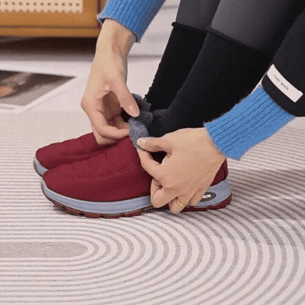【⏰Oferta specială de astăzi - 70% reducere - Nu ratați】Ghete ergonomice din lână - ✅️Corectează postura la mers - Călduroase, durabile, impermeabile și antiderapante👞