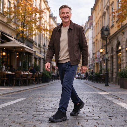【🎁Ultima zi pentru o reducere de 70%, nu ratați!】Încălțăminte ortopedică ergonomică cu suport pentru arcul plantar✅️, care face mersul fără durere👞