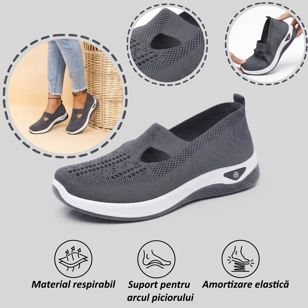 【🎁Ultima zi pentru o reducere de 70%, nu ratați!】Încălțăminte ortopedică ergonomică cu suport pentru arcul plantar✅️, care face mersul fără durere👞