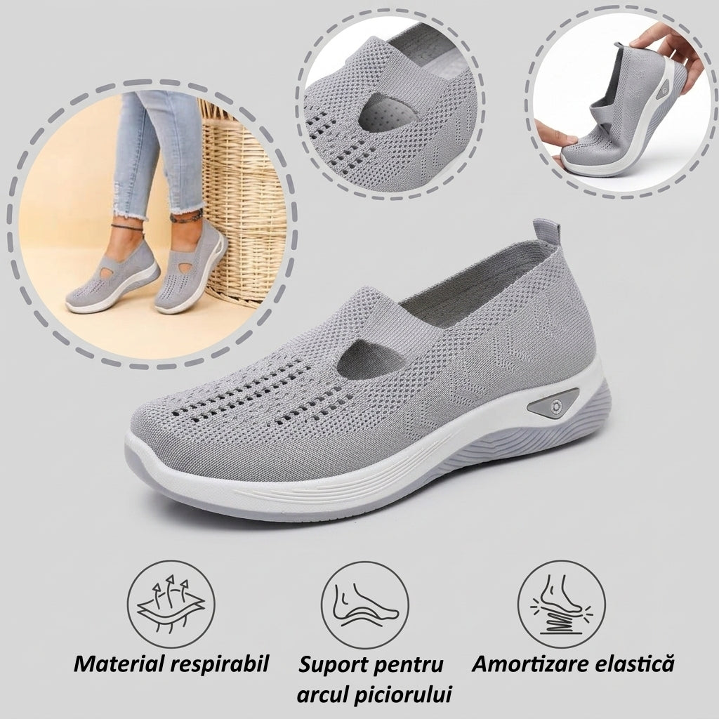 【🎁Ultima zi pentru o reducere de 70%, nu ratați!】Încălțăminte ortopedică ergonomică cu suport pentru arcul plantar✅️, care face mersul fără durere👞