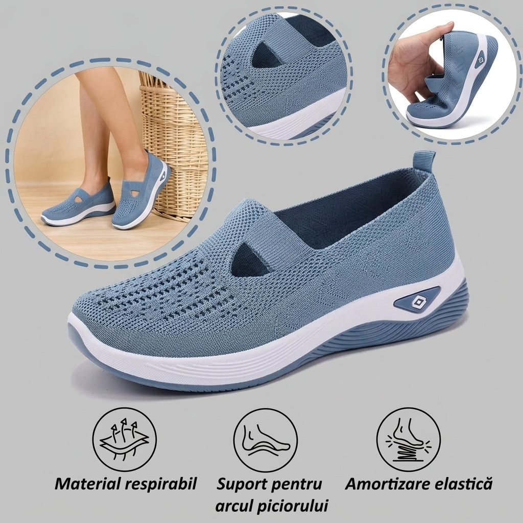 【🎁Ultima zi pentru o reducere de 70%, nu ratați!】Încălțăminte ortopedică ergonomică cu suport pentru arcul plantar✅️, care face mersul fără durere👞