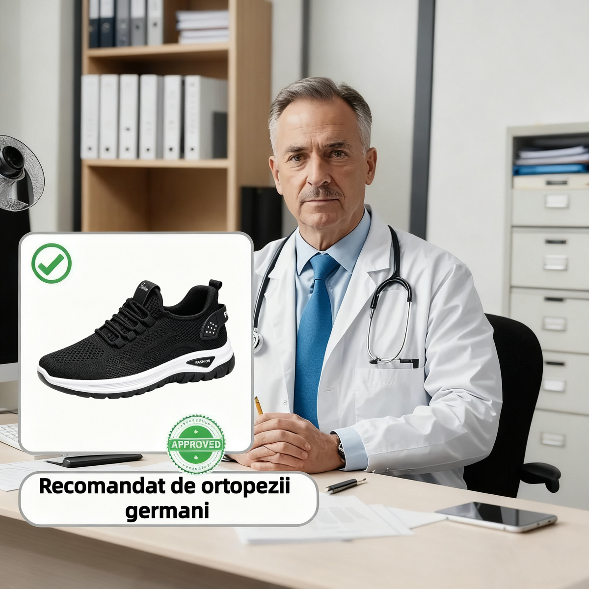 ⏰Ultima zi! Reducere 70% - Nu rata ocazia! ✅️Încălțăminte confortabilă pentru femei cu suport pentru bolta plantară - design ergonomic