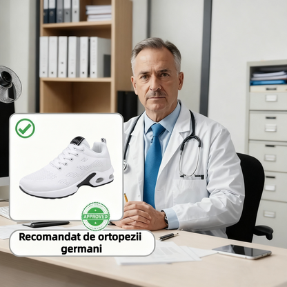 【🎁Ultima zi pentru o reducere de 70%, nu ratați!】Încălțăminte ortopedică ergonomică cu suport pentru arcul plantar✅️, care face mersul fără durere👞