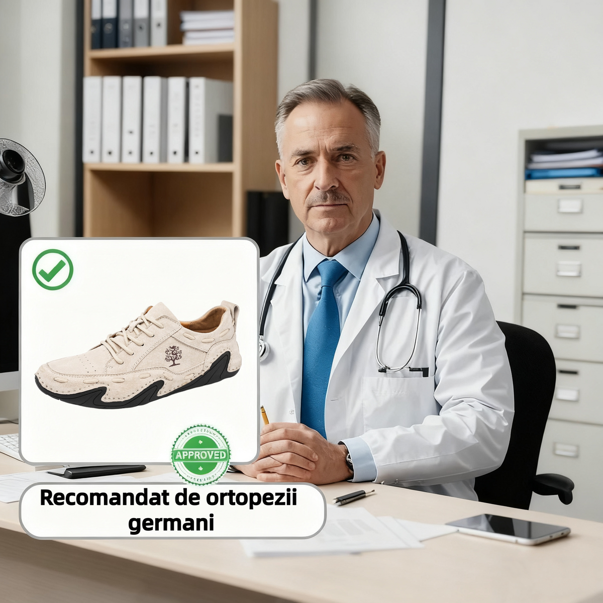 ⏰Ultima zi! Reducere de 70%! ✅ Încălțăminte ortopedică medicală concepută special pentru persoanele cu probleme ale picioarelor, pentru a ameliora durerile de spate, articulații și picioare.
