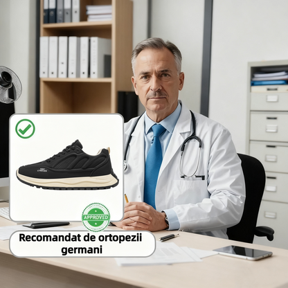 【🎁Ultima zi pentru o reducere de 70%, nu ratați!】Încălțăminte ortopedică ergonomică cu suport pentru arcul plantar✅️, care face mersul fără durere👞