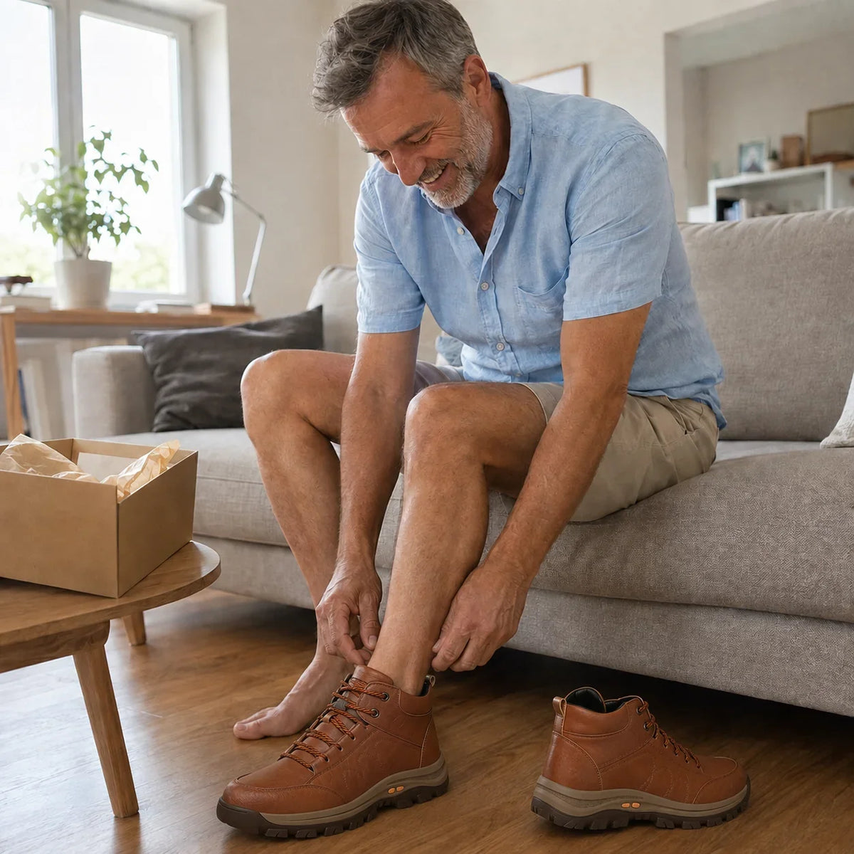 ⏰Ultima zi! Reducere 70%⏰ Pantofi ortopedici australieni autentici, confecționați din piele de vițel 👞 Suport pentru bolta plantară - ameliorează durerile de spate, articulații și picioare. ✅