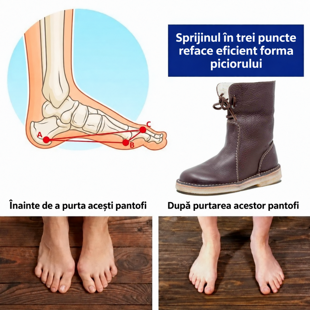 🎉 Oferta zilei: Reducere de 60% – nu o rata! ⏰ Încălțăminte de iarnă ortopedică, cu design ergonomic, care ameliorează eficient durerile de picioare, genunchi și spate.