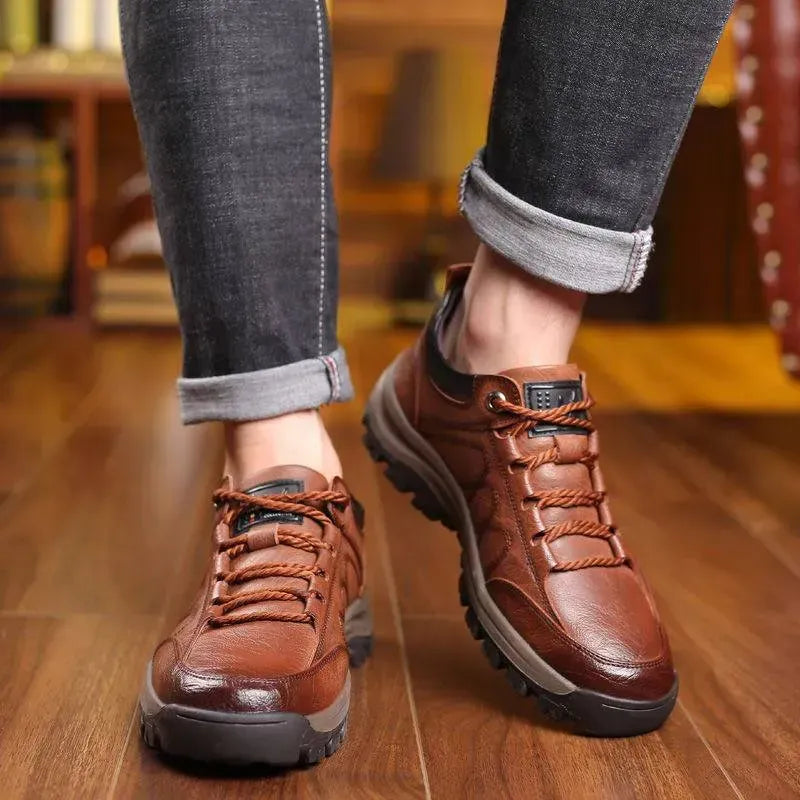 【🎁Ofertă limitată în timp: Reducere 70%】Pantofi ortopedici australieni autentici, confortabili, fabricați din piele de vițel selectată👞 (Suport pentru arcadă - ameliorează durerea piciorului), îmbunătățind confortul la mers✅