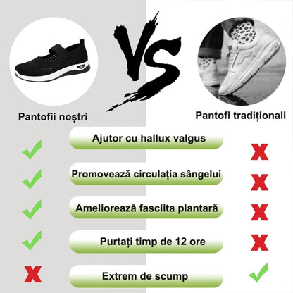 【🎁Ultima zi pentru o reducere de 70%, nu ratați!】Încălțăminte ortopedică ergonomică cu suport pentru arcul plantar✅️, care face mersul fără durere👞
