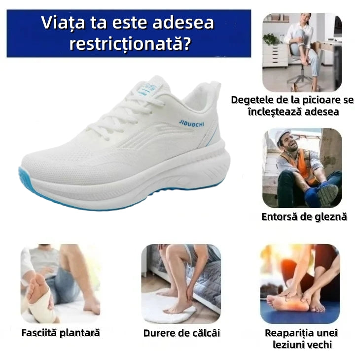 【🎁Ultima zi pentru o reducere de 70%, nu ratați!】Încălțăminte ortopedică ergonomică cu suport pentru arcul plantar✅️, care face mersul fără durere👞