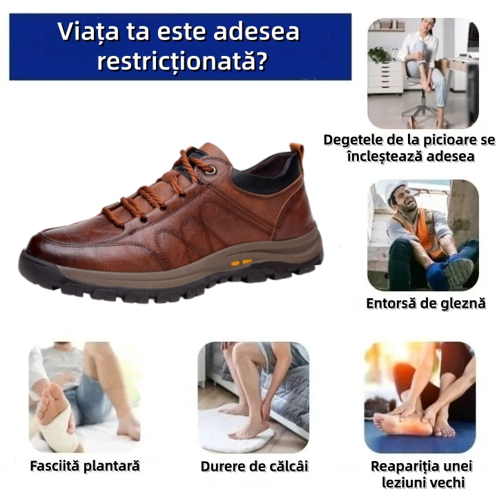 【🎁Ofertă limitată în timp: Reducere 70%】Pantofi ortopedici australieni autentici, confortabili, fabricați din piele de vițel selectată👞 (Suport pentru arcadă - ameliorează durerea piciorului), îmbunătățind confortul la mers✅