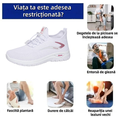 【🎁Ultima zi pentru o reducere de 70%, nu ratați!】Încălțăminte ortopedică ergonomică cu suport pentru arcul plantar✅️, care face mersul fără durere👞