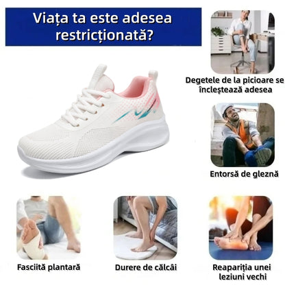 【🎁Ultima zi pentru o reducere de 70%, nu ratați!】Încălțăminte ortopedică ergonomică cu suport pentru arcul plantar✅️, care face mersul fără durere👞