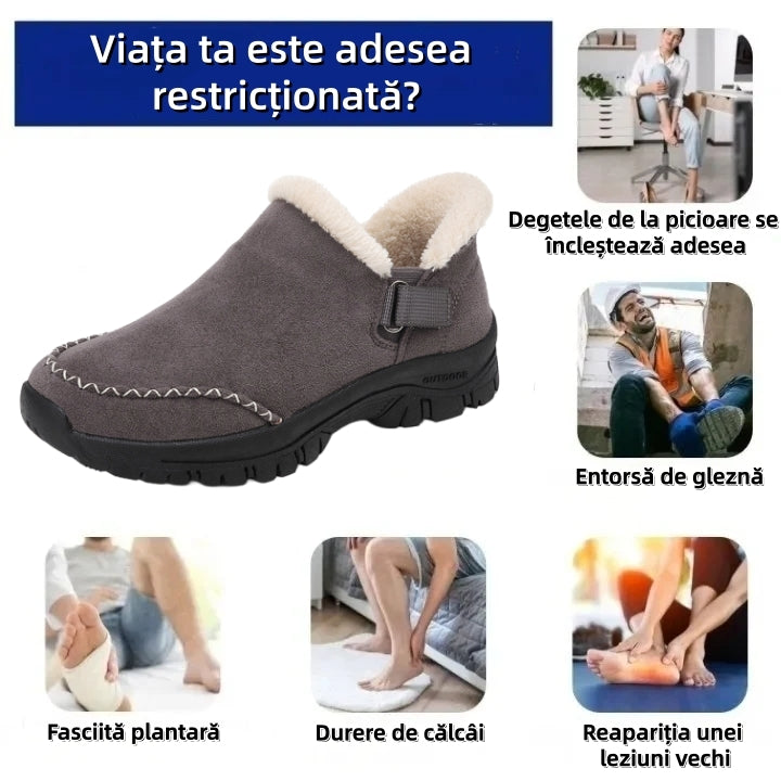 【⏰ Ultima zi – 70% reducere! Nu ratați!】 Pantofi ortopedici cu design ergonomic și tehnologie de amortizare –✅️ Pantofi ortopedici special concepuți pentru femeile europene.