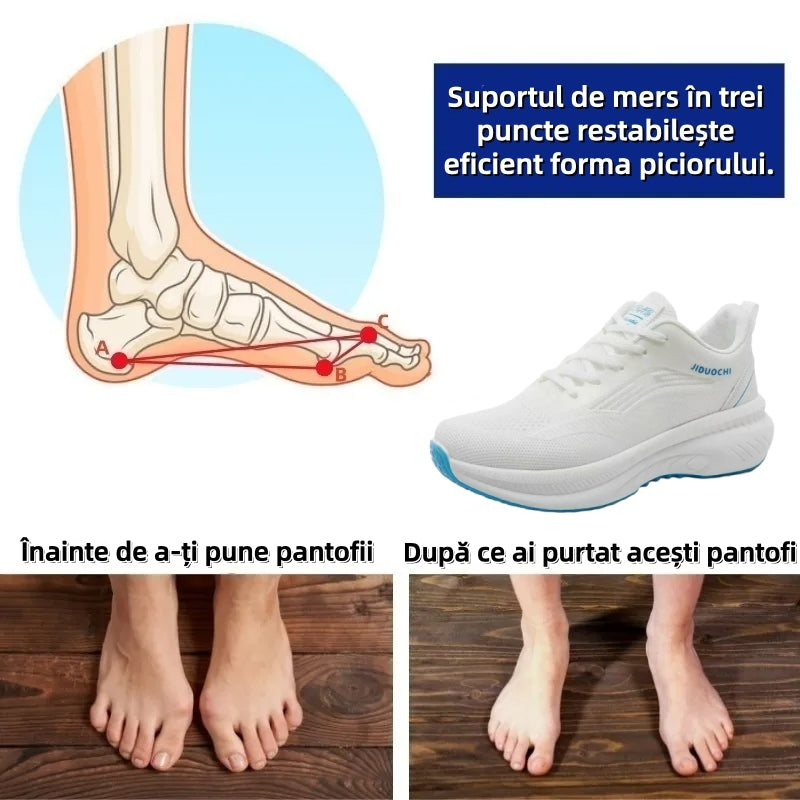 【🎁Ultima zi pentru o reducere de 70%, nu ratați!】Încălțăminte ortopedică ergonomică cu suport pentru arcul plantar✅️, care face mersul fără durere👞