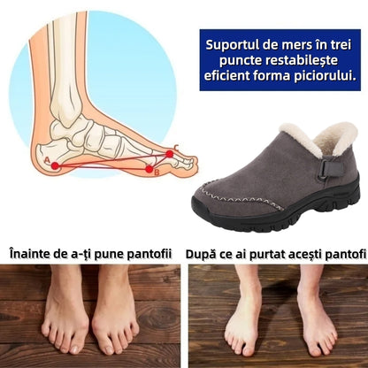 【⏰ Ultima zi – 70% reducere! Nu ratați!】 Pantofi ortopedici cu design ergonomic și tehnologie de amortizare –✅️ Pantofi ortopedici special concepuți pentru femeile europene.