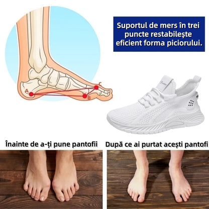 【🎁Ultima zi pentru o reducere de 70%, nu ratați!】Încălțăminte ortopedică ergonomică cu suport pentru arcul plantar✅️, care face mersul fără durere👞