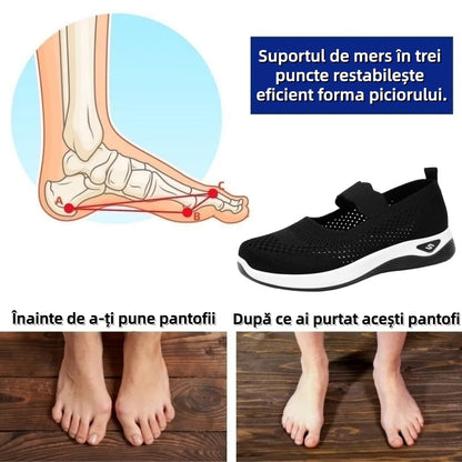 【🎁Ultima zi pentru o reducere de 70%, nu ratați!】Încălțăminte ortopedică ergonomică cu suport pentru arcul plantar✅️, care face mersul fără durere👞