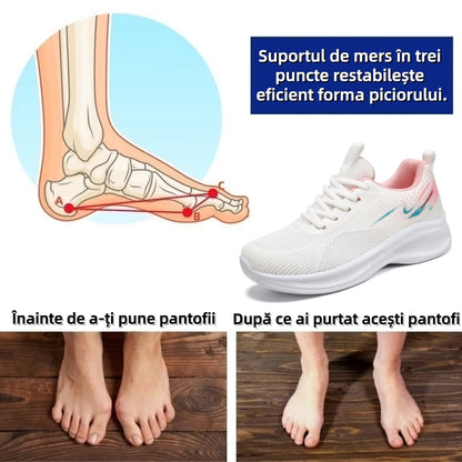【🎁Ultima zi pentru o reducere de 70%, nu ratați!】Încălțăminte ortopedică ergonomică cu suport pentru arcul plantar✅️, care face mersul fără durere👞