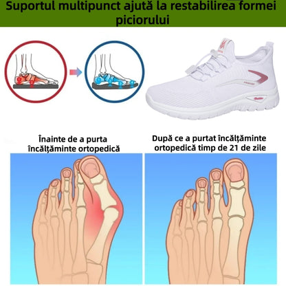 【🎁Ultima zi pentru o reducere de 70%, nu ratați!】Încălțăminte ortopedică ergonomică cu suport pentru arcul plantar✅️, care face mersul fără durere👞